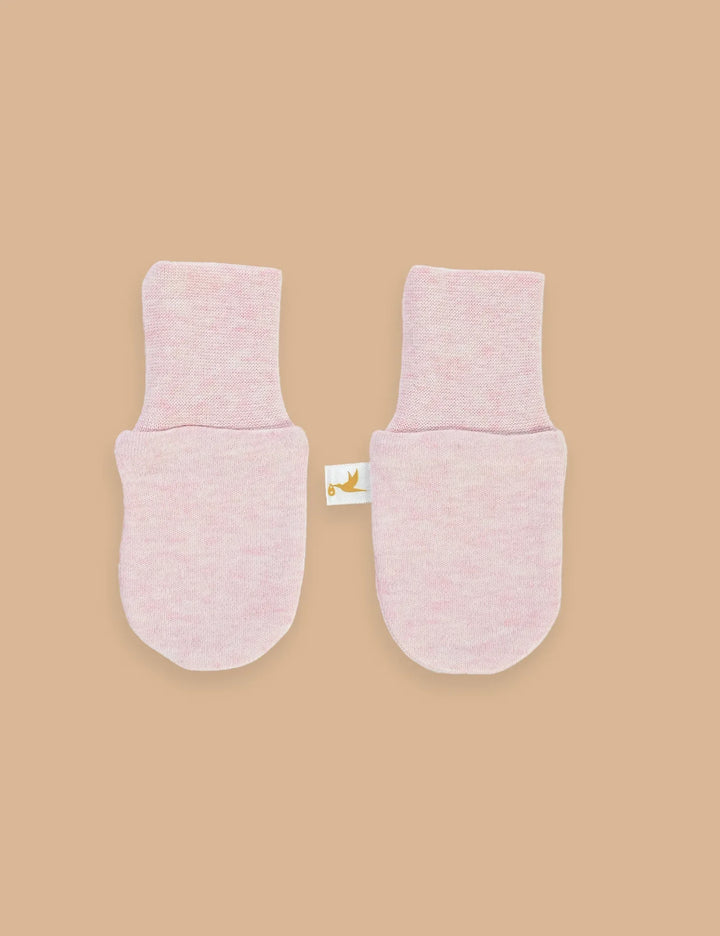 Organic Cotton Mittens – Blue & Pink - ohmybebe