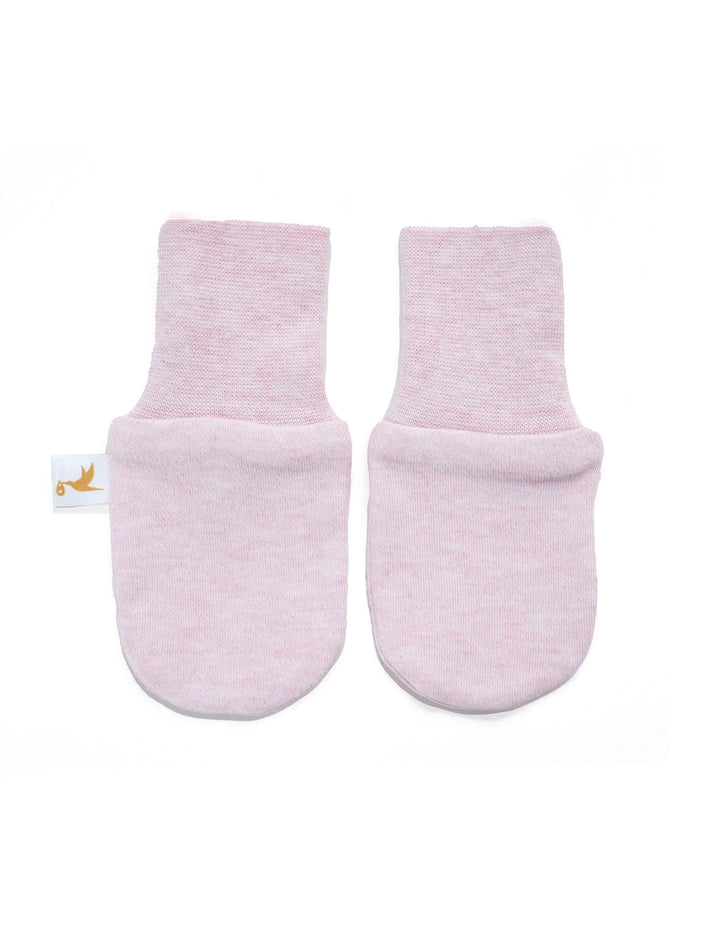 Organic Cotton Mittens – Blue & Pink - ohmybebe