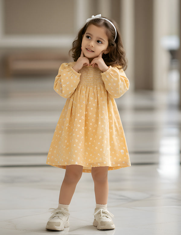 Organic Cotton Sunny Daisy Charm Dress