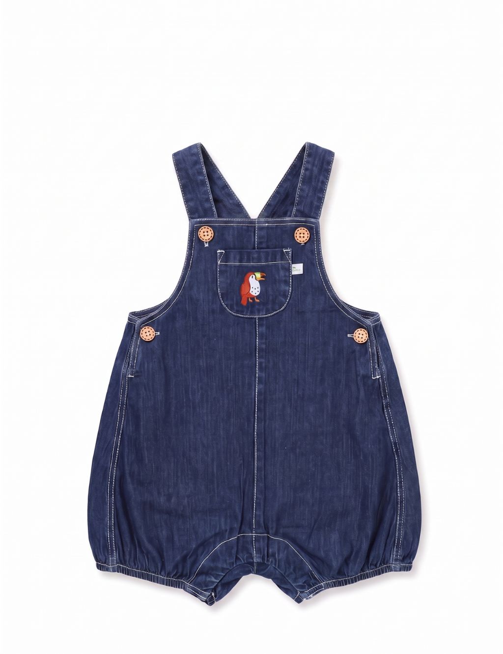 Organic Cotton Kids Denim Overall Set