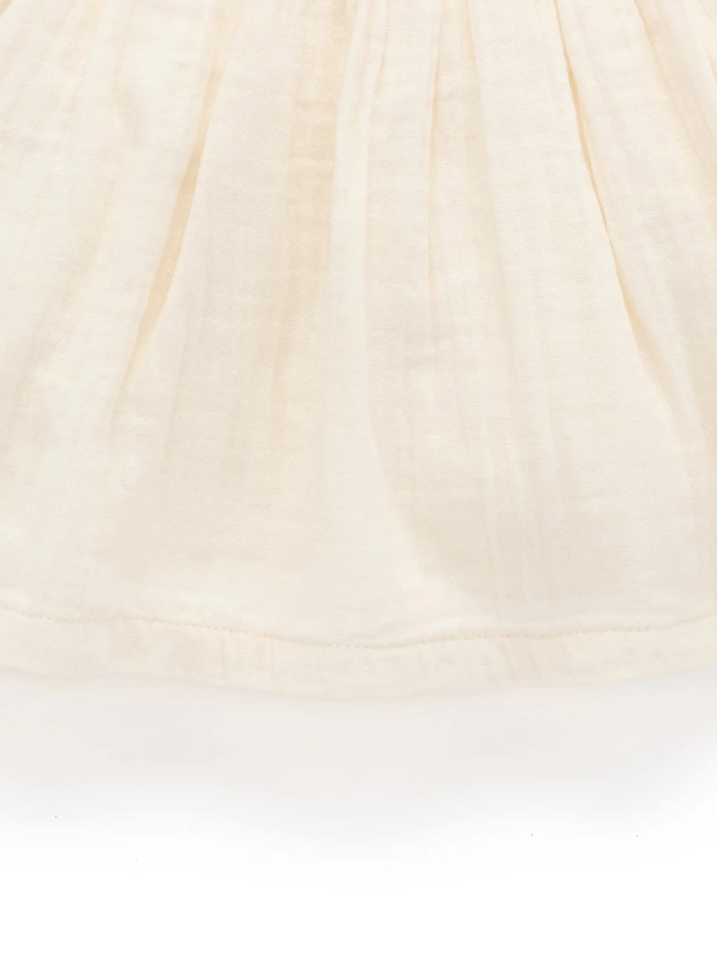 Close-up of beige fabric texture