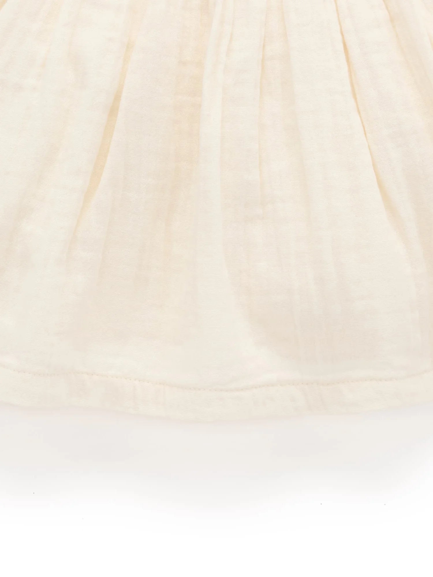 Close-up of beige fabric texture