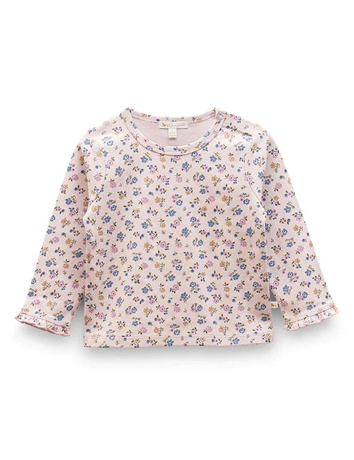 Girls' Full Sleeve Tops & Pyjama Set - Organic Cotton Nightwear