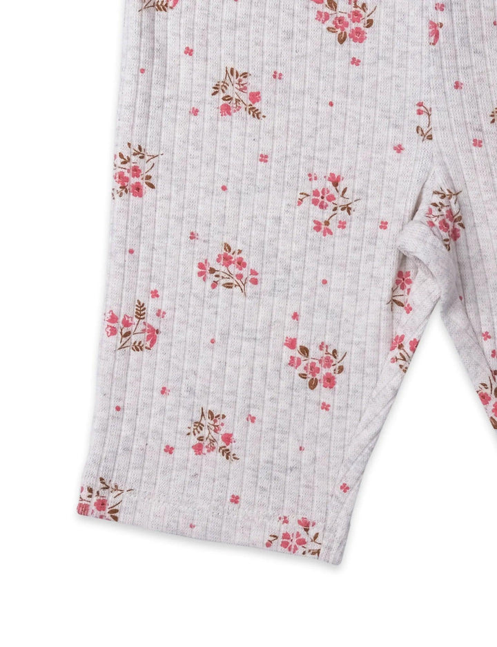 Organic Cotton Gathered Tee & Printed Shorts - ohmybebe