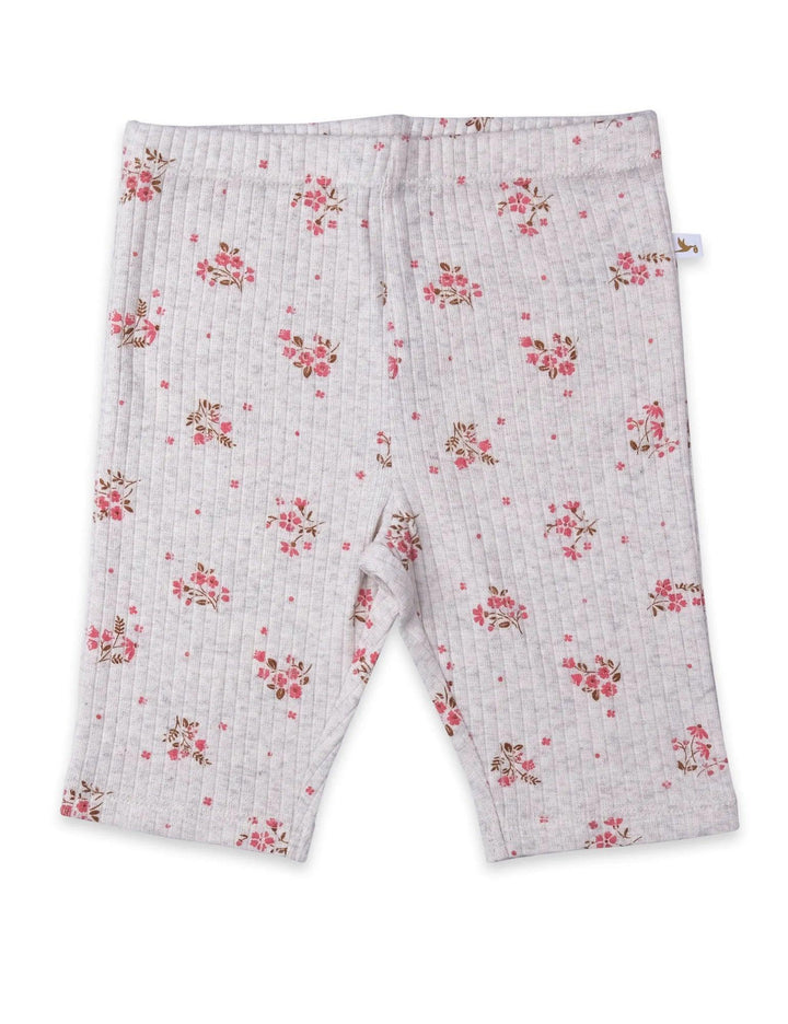 Organic Cotton Gathered Tee & Printed Shorts - ohmybebe