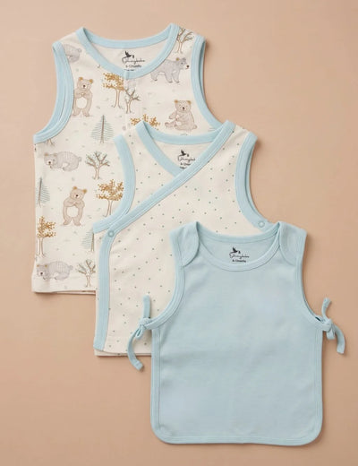 Organic Cotton Baby Jabla Set – Mint Green (3 Pack)