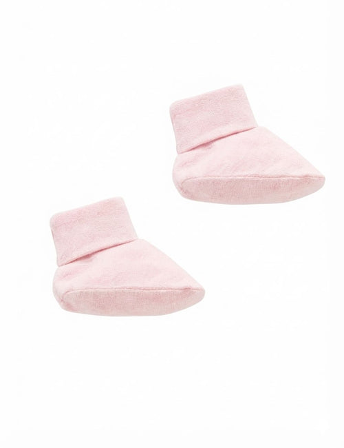Organic Cotton Mittens & Booties - Pink