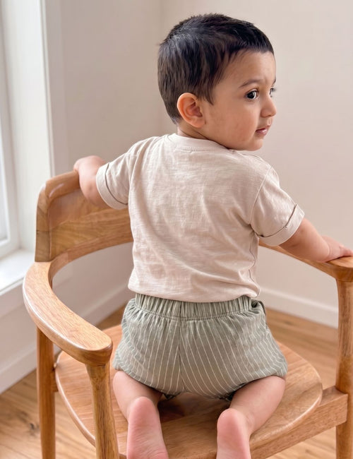 Organic Cotton Tee with Shorts (Sunny Bear Playwear)