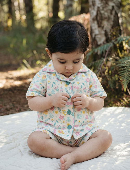 Bloom Floral Organic Muslin Co-ord Set