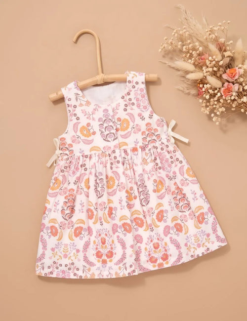 Paisley Organic Cotton Girls Dress
