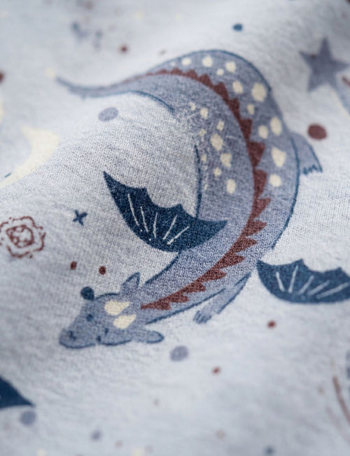 Organic Cotton Dragon Dreams AOP Print Baby Romper