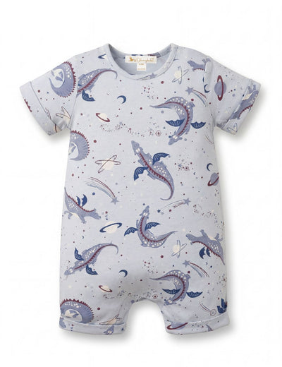 Organic Cotton Dragon Dreams AOP Print Baby Romper