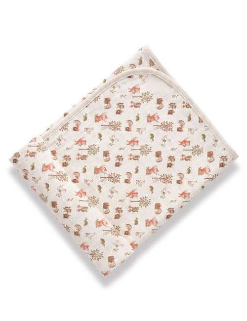 100% Organic Cotton Baby Towel - Harvest Print