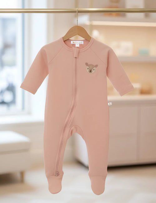 Ohmybebe Nudie Zip Growsuit