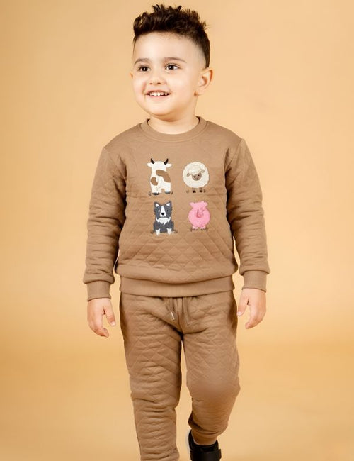 Farm Animal Quilted Co-Ord Set